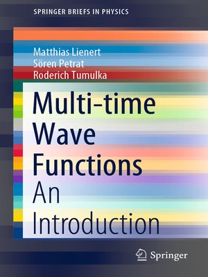 cover image of Multi-time Wave Functions